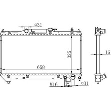 Oris BTO049016 Motor Radyatoru 164000D080