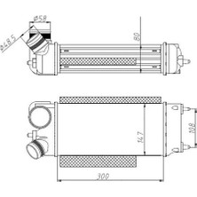 MGA 80458 Turbo Radyatoru 8V519L440AF