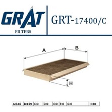 Grat 17400C Polen Filtresi (Karbonlu) XS4H19G244AA