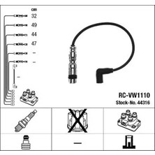 NGK 44316 (RCVW1110) Buji Kablosu 03F905409 03F905409A 03F905409B