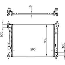 Oris BHY122016 Motor Radyatoru 253101J000