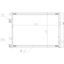 MGA 82255 Klima Radyatoru 976061R300