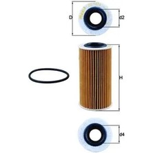 Mahle OX1076D Yag Filtresi 059115561G 059198405B