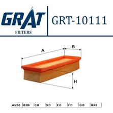 Grat 10111 Hava Filtresi 7554755