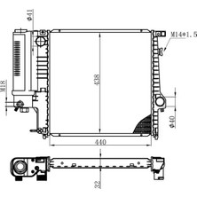 Oris BBM101032 Motor Radyatoru 1247145 1469176 17111247145