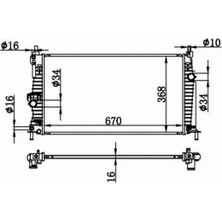 MGA 80541 Motor Radyatoru Z6811520YA
