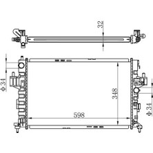 Oris BOP160022 Motor Radyatoru 1300259