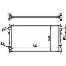 MGA 80543 Motor Radyatoru YC158005HA