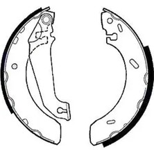 MGA 54303 Arka Fren Balatasi 5027752