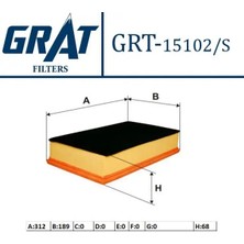 Grat 15102S Hava Filtresi 7H0129620A