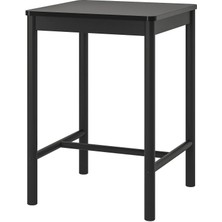 IKEA Rönnınge Bar Masası Siyah 2 Kişilik 75 x 75 cm