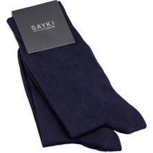 Hatemoğlu Lacivert Ikili Bambu Soket Çorap