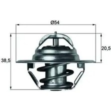 Mahle TX383D Termostat 105000106400 105000106401 111727