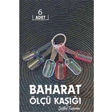 Butik Turk 6 Lı Şeffaf Baharat Kaşığı Camino Design