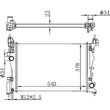 Oris MOP183023 Motor Radyatoru 1300312