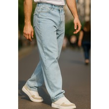 Cedy Denim Erkek Yüksek Bel Bol Kesim Baggy Loose Fit Jean PANTOLON-C352