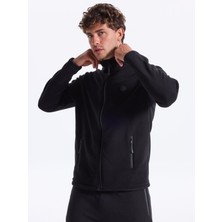 Discovery Expedition D5WM-SWT3301 Siyah Dik Yaka Basic Düz Erkek Polar Sweatshırt