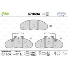 Valeo 670694 On Fren Balatasi