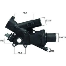 Mahle TH4383 Termostat 1336AS 1681993 1779760