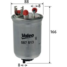 Valeo 587513 Yakit Filtresi