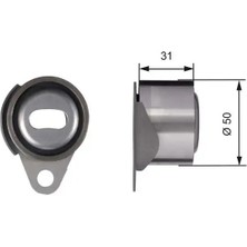 Gates T41157 Triger Gergi Bilyasi 1281084CT1 30855993 3343741