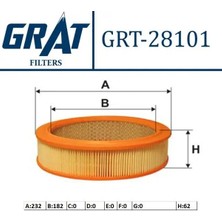 Grat 28101 Hava Filtresi 21211109100