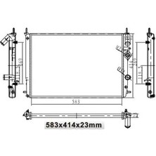 MGA 80130 Motor Radyatoru 7702258285