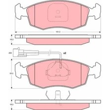 TRW GDB1341 On Fren Balatasi 9947954