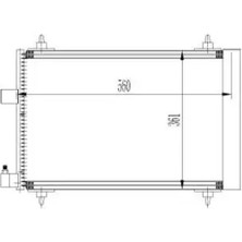 Oris CPE428016 Klima Radyatoru 6453FH 6453FHFP 6455FHFP