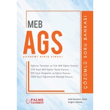Meb Ags Eğitim Temelleri ve Türk Milli Eğitim Sistemi Çözümlü Mevzuat Soru Bankası - Halil Ibrahim Özok , Doğan Orhan