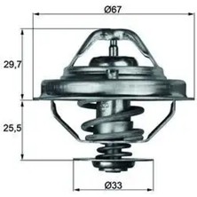 Mahle TX3880D Termostat 11531727145 11532243126 11532244151