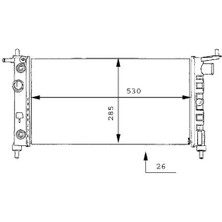 Mahle CR269000S Motor Radyatoru 1300150 90410048