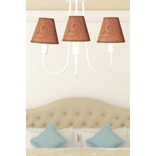 Begüsa Elina 3.lü Avize Beyaz No:08