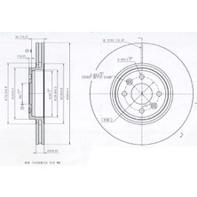 MGA 50188 Fren Diski On 7701207897 (2 Adet Fiyatıdır)