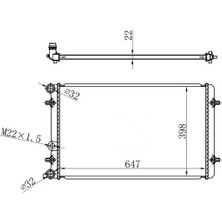 Oris BAU000022 Motor Radyatoru 1J0121253AB
