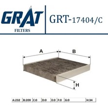 Grat 17404C Polen Filtresi (Karbonlu) 4M5119G244AA