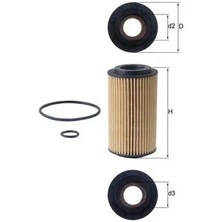 Mahle OX153D4 Yag Filtresi 05080244AB 6641800009 A6641800009