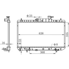 Oris BHY000016 Motor Radyatoru 2531025100