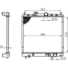 Oris BMI085016 Motor Radyatoru DMX102070 MB660540