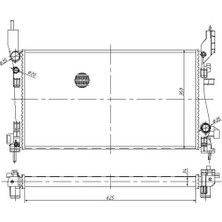 MGA 80735 Motor Radyatoru 1330T9 2062011AB