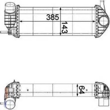 Oris IRN002064 Turbo Radyatoru 8200382109 8200427469