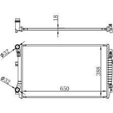 Oris BAU065018 Motor Radyatoru 5Q0121251EM