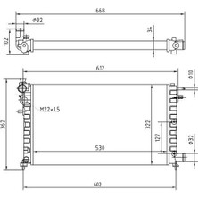 MGA 80153 Motor Radyatoru 1301VT