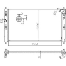 MGA 80782 Motor Radyatoru 1350A761