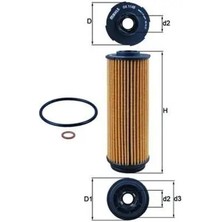 Mahle OX1146D Yag Filtresi 04152WAA02 04152WAA03 11427826799
