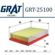 Grat 25100 Hava Filtresi 96950990