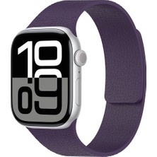 BuLand Store Apple Watch 10 42MM Airsilic Kabartma Desenli Silikon Kordon