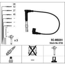 NGK 0736 (RCMB201) Buji Kablosu RCMB201
