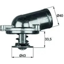 Mahle TI2287 Termostat 1102000315 1112030375 1612033375