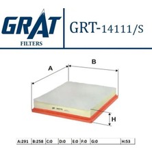 Grat 14111S Hava Filtresi 834647